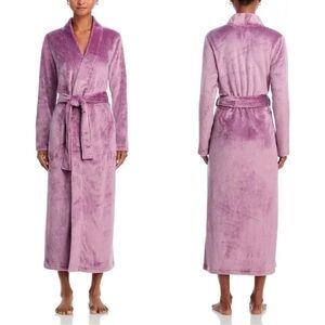 UGG Marlow Tie-Waist Long-Sleeve Fleece Bath Robe Sz M Geode NWT